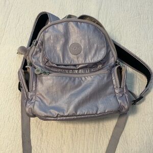 Stylish Mini, Metallic Purple Backpack